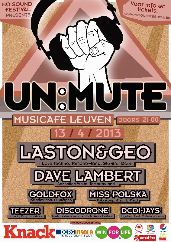 Un:Mute affiche op 13/04/2013